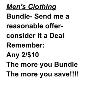 2/$10 Clothing
